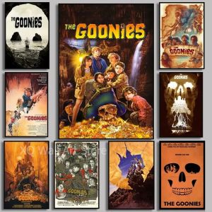 Affiches classiques The Goonies Moives imprimées, toile d'art mural, Films de peinture, image HD