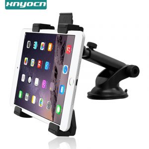 Tablette à ventouse universelle pour pare-brise de voiture, support de téléphone portable, 10.5-20cm