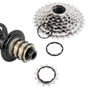 Entretoise de cassette de vélo léger, engrenage de vélo, alliage anodisé astronomique, rondelle de