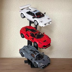 MOC Speed Champions XL pr&eacute;sentoir Base de course v&eacute;hicules de ville Garage 3385 65634 bloc de