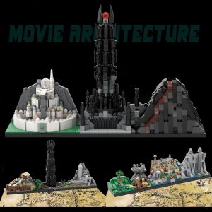 Magic Castlesc City Skyline Moc importer nights Architecture Bricks, The Two Towers Model, The