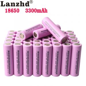 Batterie 3.7V 18650 pour Samsung 18650 Lithium Li Ion d'origine 3300mAh 17A Batteries rechargeables