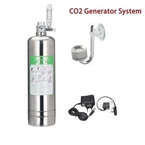 Kit de système de générateur de CO2 pour aquarium, acier inoxydable, système de générateur à