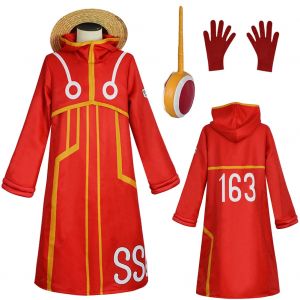 Anime 7.5 Aate Cosplay Costume, Déguisement, Tête d'œuf, Luffy, Casque Net, Roleplay, Halloween,