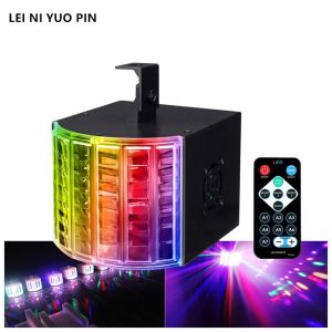 Mini LED Projection Laser &eacute;clairage de sc&egrave;ne RGBW DMX 512 DJ Disco f&ecirc;te lumi&egrave;res Festival no&euml;l Bar