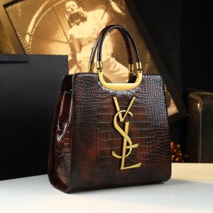 Sac à main de luxe léger de haute qualité, fourre-tout à la mode pour femmes, imprimé crocodile, sac