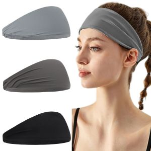Mode sport bandeaux pour femmes solide nylon bandes de cheveux en cours d'ex&eacute;cution Fitness Yoga