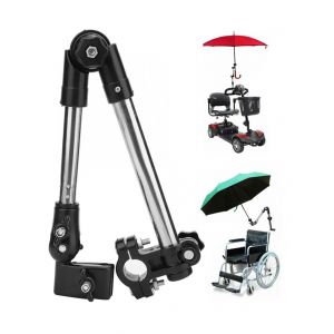 Connecteur de parapluie pivotant pour fauteuil roulant, vélo, support de poussette, tout Angle,
