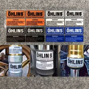 Casting Ohlins-Autocollant &eacute;tanche pour Suzuki, accessoires de moto, d&eacute;calcomanie, modification,