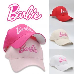 Barbie mignon femmes casquette de Baseball casquette à visière dessin animé broderie couleur unie