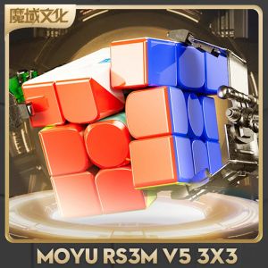 [CubeFun] MoYu RS3M V5 3x3x3 Cube magique magnétique noyau de boule professionnel Cubo vitesse