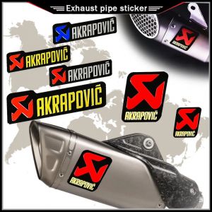 Autocollants modifi&eacute;s pour tuyau d'&eacute;chappement de moto Akrapovic, autocollants pour tuyau