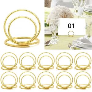 Porte-num&eacute;ro de Table de mariage, 20 pi&egrave;ces, &eacute;tiquettes de si&egrave;ge de nom, Clips pour cartes