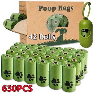 Nouveau sac poubelle biodégradable pour animaux de compagnie sacs de merde de chien en vrac Biobase