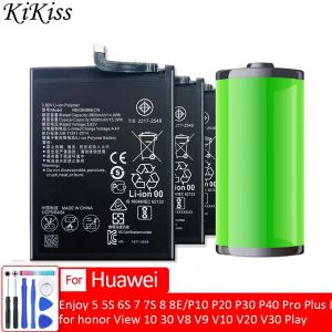 Batterie pour huawei P10 P20 P30 P40 Pro Plus Lite/Z 2019/Enjoy 5 5S 6S 7 7S 8 8E/pour honor View 10