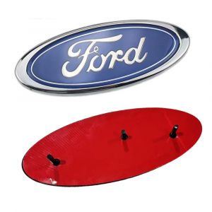 Badge de capot avant de voiture 23x9CM, embl&egrave;me de calandre en m&eacute;tal, autocollant de coffre arri&egrave;re