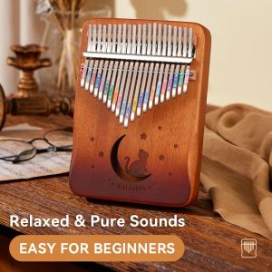 Ensemble Kalimba de Piano à pouce de chat à 21 touches, Piano à doigts adapté aux débutants, cadeau