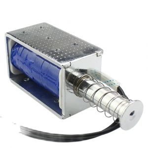 LY-1264B DC puissant Push Pull électro-aimant 12v 24v solénoïde course 30mm bobine magnétique aimant