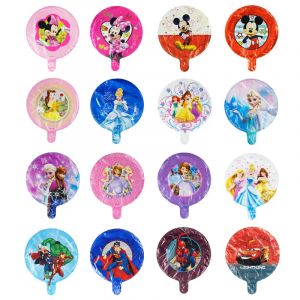 50pcs 10 pouces Disney Super héros Ballons Spiderman Mickey Minnie Ballons princesse fête