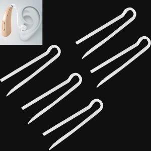 10 pièces Tubes d'aide auditive Flexible Type R BTE Earmold Tube d'aide auditive remplacement