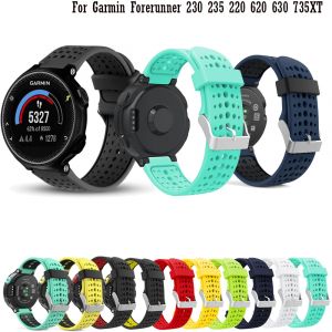 Bracelet de montre pour Garmin Forerunner 235 235 Lite 735XT, Bracelet en Silicone pour Forerunner