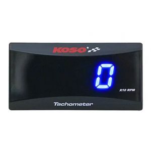 Koso Mini RPM mètre numérique carré LCD affichage Tach compteur horaire tachymètre jauge avec