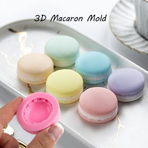 Moule à chocolat en silicone de qualité Regina, forme de macaron 3D, bricolage, har ant, bonbons,
