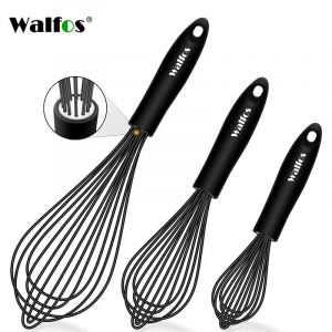WALFOS 1 pièces/3 ensemble mélangeur de fouet manuel rotatif multifonctionnel Mini fouet de cuisine