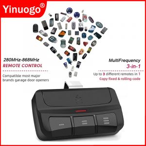 Duplicateur de télécommande de porte de Garage, 280MHz-868MHz, multifréquence, Code Variable, Clone,