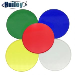 Filtre de couleur pour Microscope, vert, bleu, jaune, rouge, verre d&eacute;poli, optique, blanc,