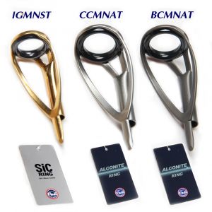 Anneau de pointe sup&eacute;rieure Fuji Original, 2 pi&egrave;ces, cadre en acier inoxydable MN pour guides de