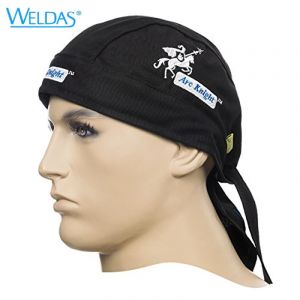 Écharpe de soudage ignifuge, chapeaux de soudeur en coton FR, casque ignifuge lavable, Arc Knight
