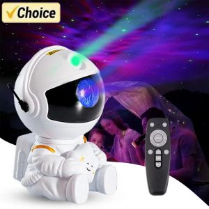Projecteur d'étoiles galaxie veilleuse astronaute projecteur spatial nébuleuse étoilée plafond lampe