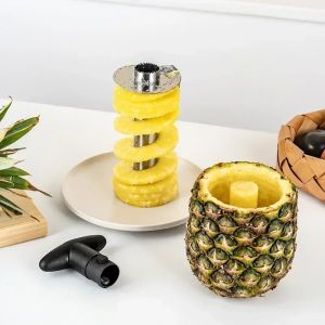 Éplucheur d'ananas en acier inoxydable, couteau à fruits, trancheur, Machine de découpe d'ananas en