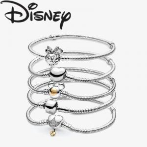 Disney 2024 Nouvelle mode cr&eacute;ative Minnie Bracelet pour femmes Premium Fine Charms Bijoux Cadeau