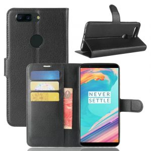 Étui portefeuille en cuir pour téléphone OnePlus 5 A5000 5 T 5 T A5010, housse à rabat avec support