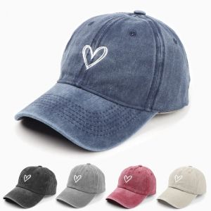 Casquette brodée à bec de canard pour femme, casquette de baseball, haut souple, réglable, grand