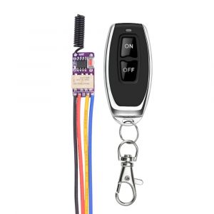 3.7v 5v 6v 7.4v 9v 12v 433Mhz économie d'énergie Mini taille relais Contact RF commutateurs sans fil