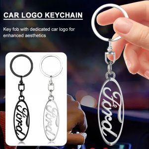 Porte-clés de voiture en métal pour Ford Fi.C. Focus 2 uy3 Mondeo uy4 Mustang Ranger Kuga, pendentif