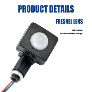 AC85-265V Mini Humain Infrarouge Capteur De Mouvement Commutateur LED Projecteur PIR Détecteur De