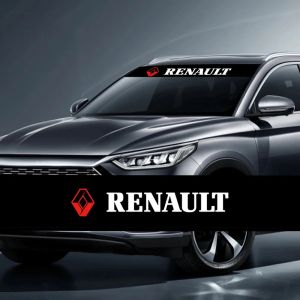 Autocollant de pare-brise avant de voiture, 1 pièce, autocollant de style pour Renault Megane 2 3