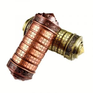 Leonardo Da Vinci Code jouets métal Cryptex serrures cadeaux de mariage saint valentin cadeau lettre