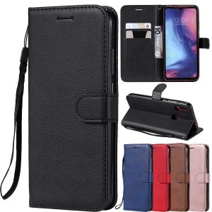 Étui portefeuille à rabat en cuir PU, pour Huawei P40 P30 P20 P10 P9 P8 Lite P Smart 2021 Y5 Y6 Y7