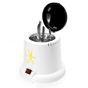Boîte de stérilisation pour équipement de manucure, pot pour nail art, perles de quartzite, boule de