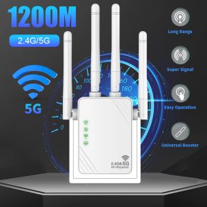 Extension WiFi 1200Mbps amplificateur de Signal WiFi double bande 2.4G/5G amplificateur de Signal