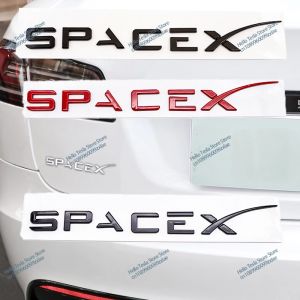 3D ABS Chrome noir Logo espace X embl&egrave;me lettres coffre de voiture garde-boue c&ocirc;t&eacute; Badge