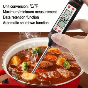 Thermom&egrave;tre &agrave; viande &agrave; lecture instantan&eacute;e, thermom&egrave;tre num&eacute;rique avec sonde, thermom&egrave;tre pour