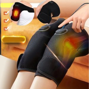 Orthèse d'épaule électrique USB, masseur de genou chauffant, Massage par Vibration, sangle de