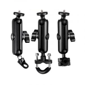 Support de v&eacute;lo pour moto GoPro 11 10 9 8, support de montage de miroir de guidon pour SJCAM