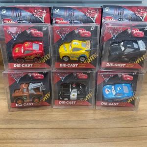 Disney Pixar Cars 3 modèle de voiture moulée sous pression Lightning McQueen Mini 6 pièces coffret